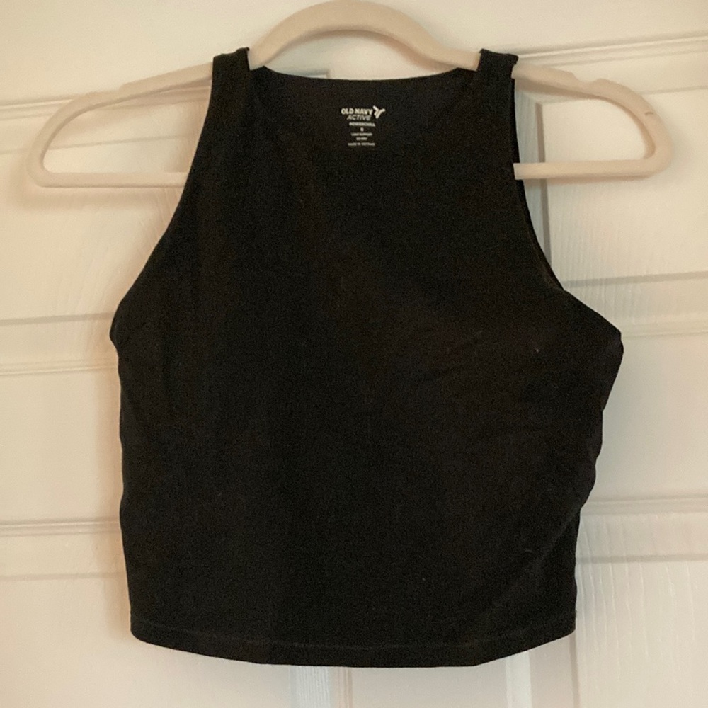Old Navy Active Crop Top - Black